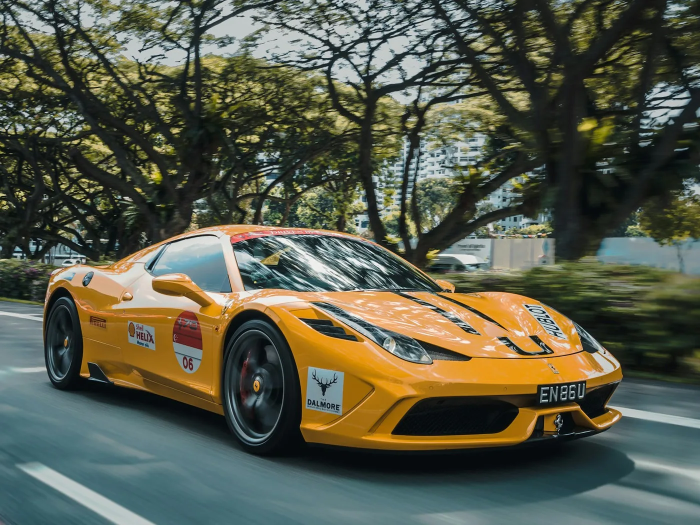 Modern car representing artificial intelligence in the automotive industry