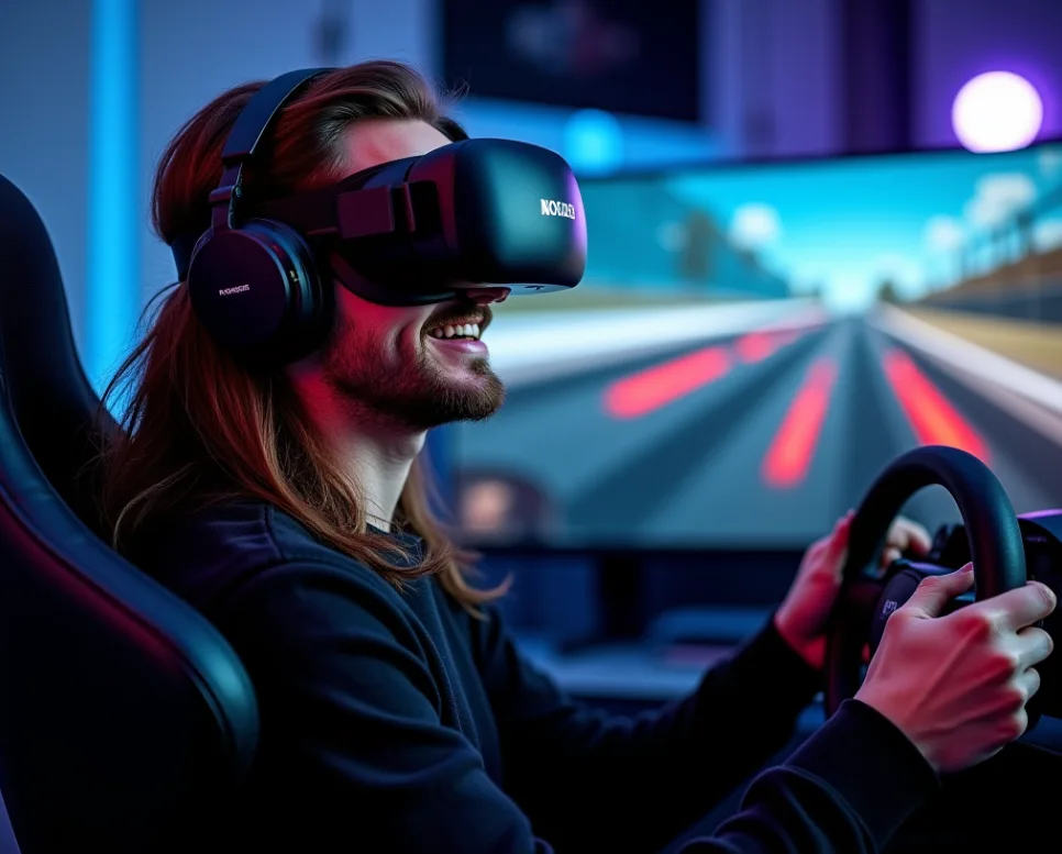 VR driving simulator used to test mobility disruption scenarios
